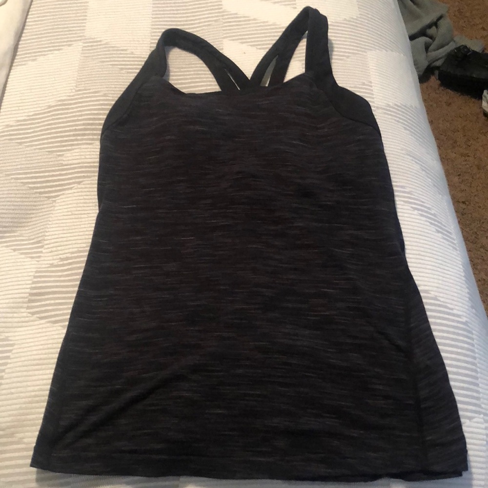 Black workout top